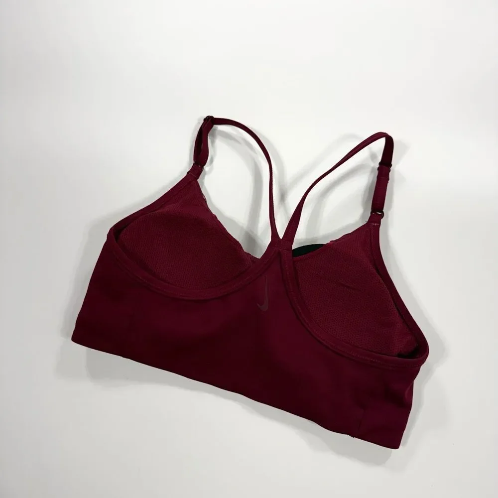 Nike Dri-fit Burgundy Women's sports bra S